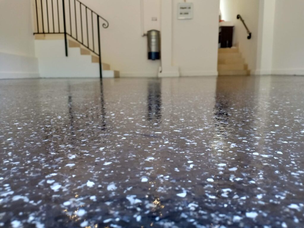 Garage floor coatings
